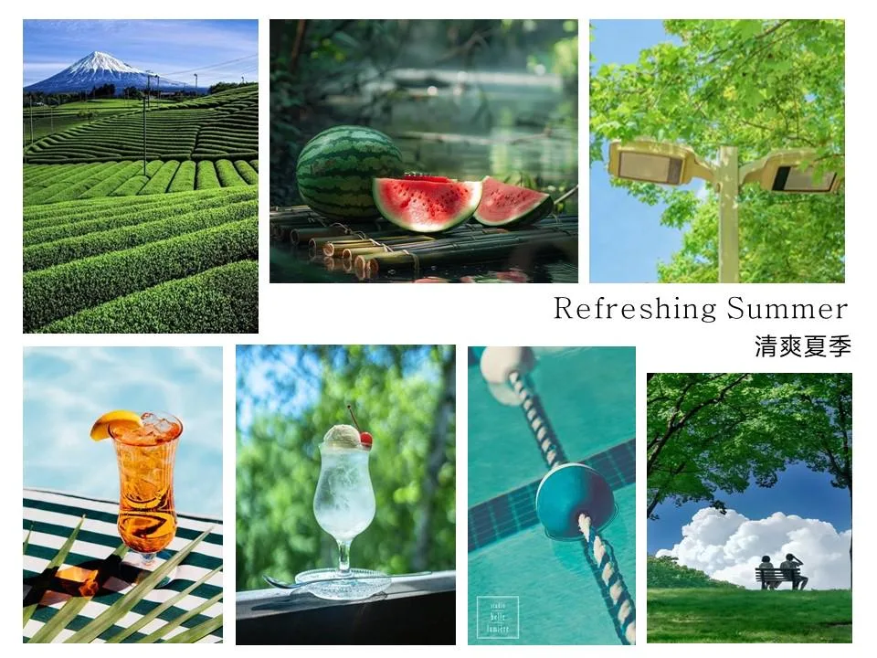 夏 · 茴香绿 Mood Board